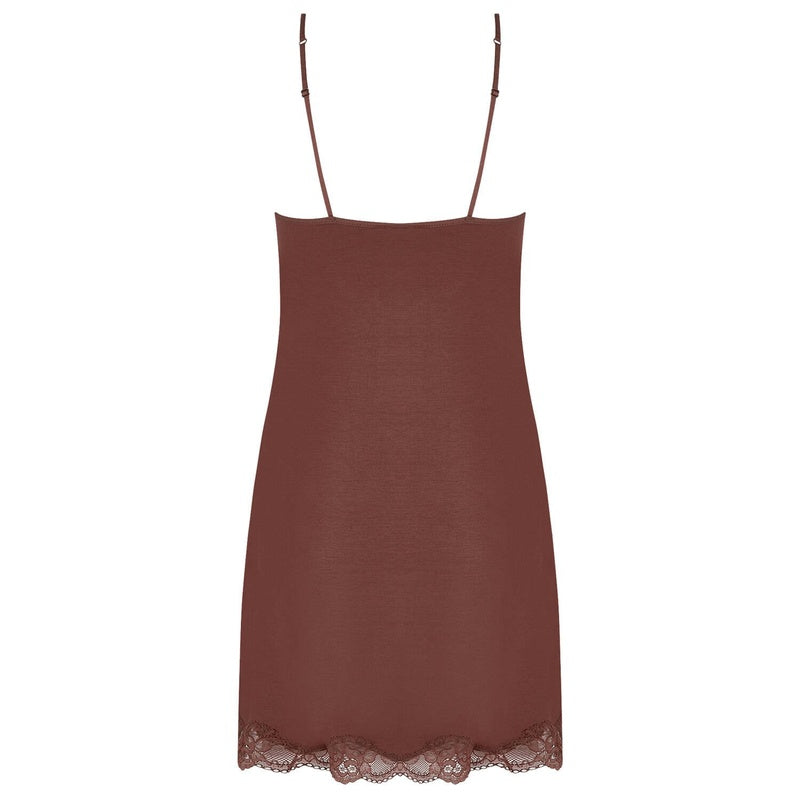 Lingerie Noturna Babydoll Simplesmente Perfeito Cappuccino