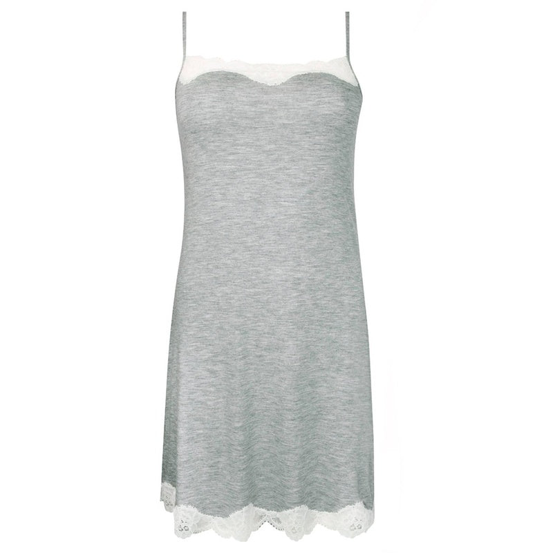Lingerie Noturna Babydoll Simply Perfect Chiné Gris