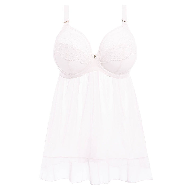 Lingerie Noturna Babydoll Priya Baunilha