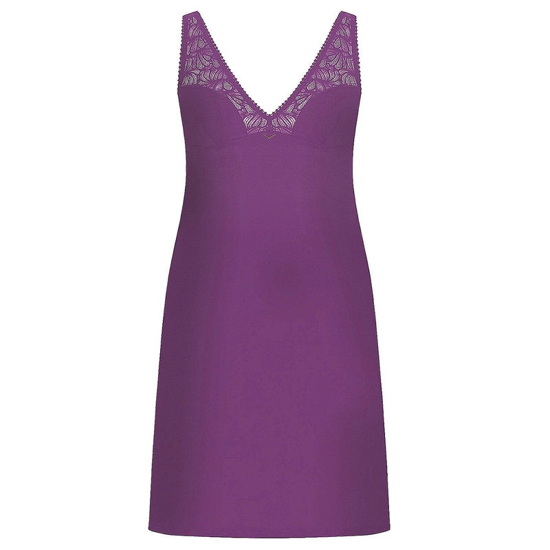 Lingerie Noturna Plunge babydoll Atelier Séduction Prune Magic