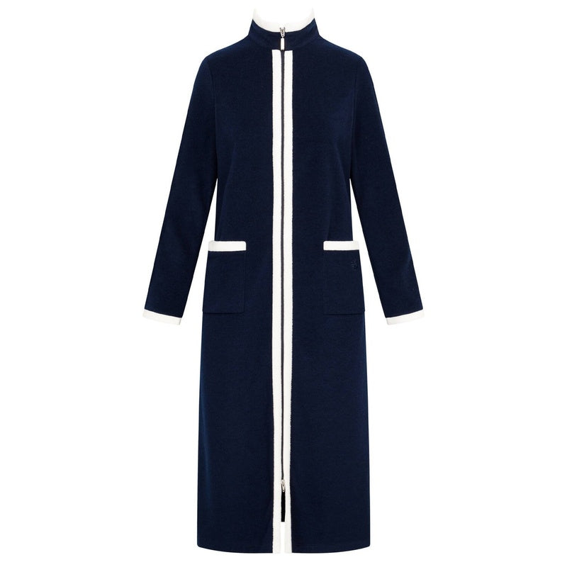 Roupão e Peignoir com zíper Cosy Navy