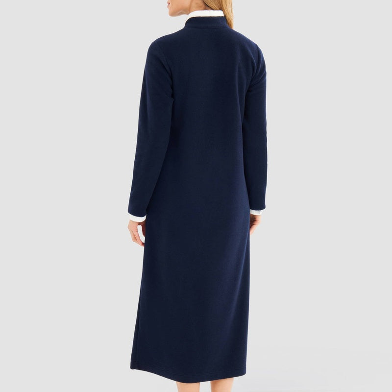 Roupão e Peignoir com zíper Cosy Navy