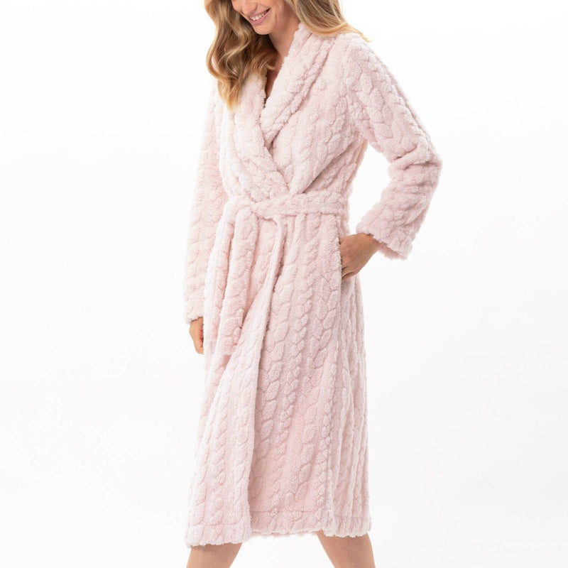 Roupão e Peignoir longo Essentiel Bois de Rose