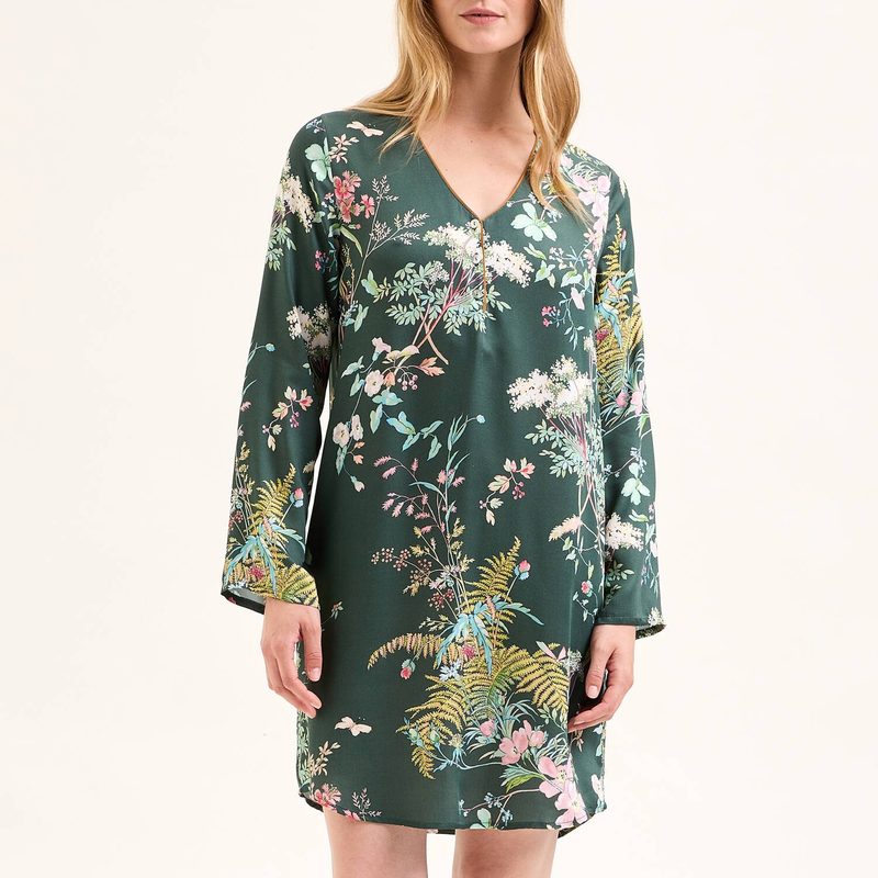 Roupão e Peignoir Camisola Contes Verde