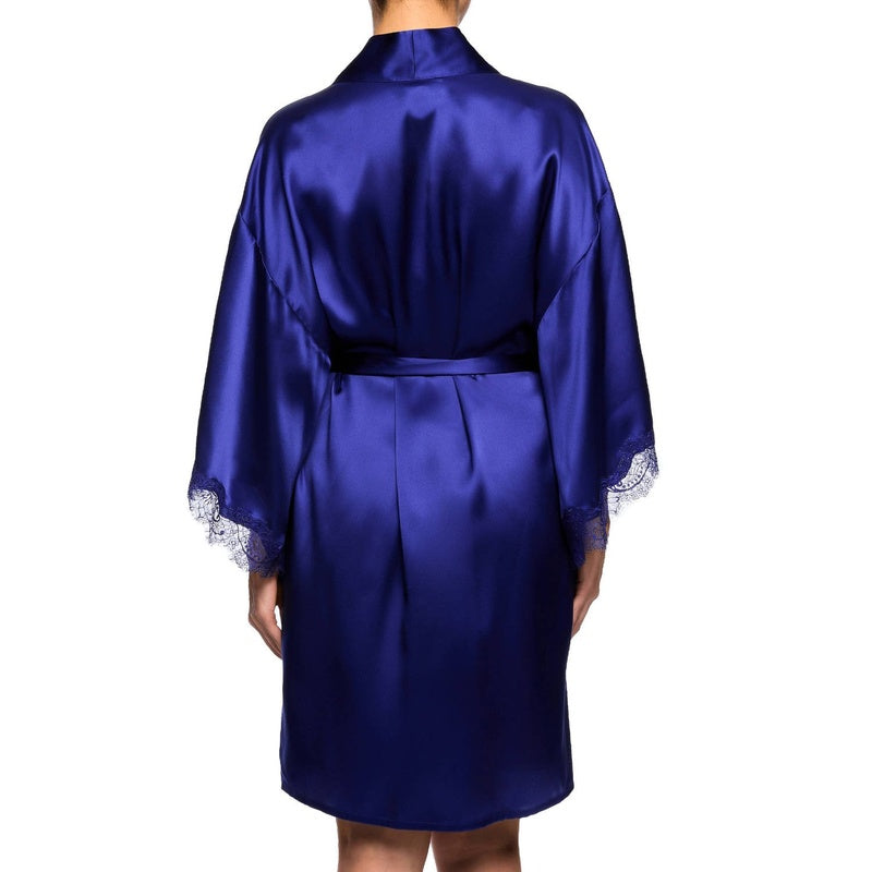 Roupão e Peignoir de Seda Scarlett Midnight