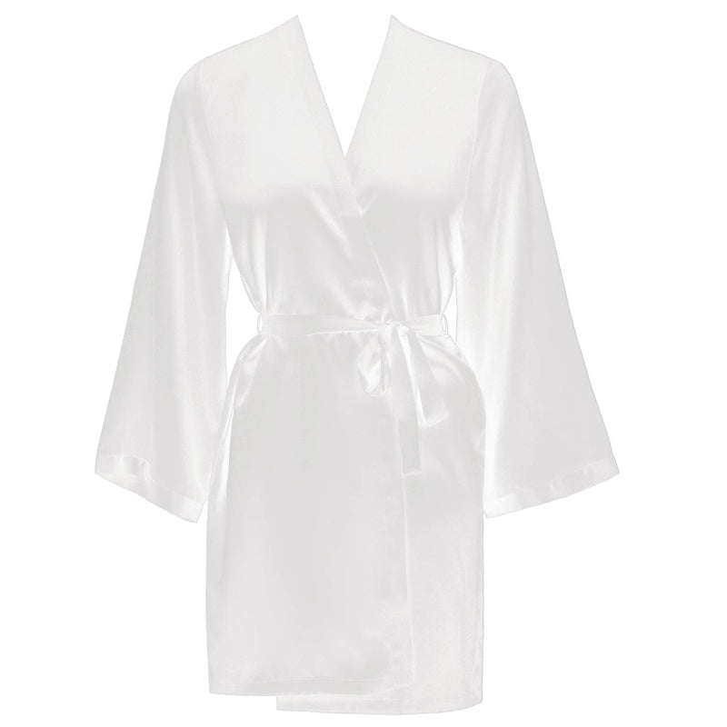 Roupão e Peignoir Camisola de Seda Soie Unie Nude