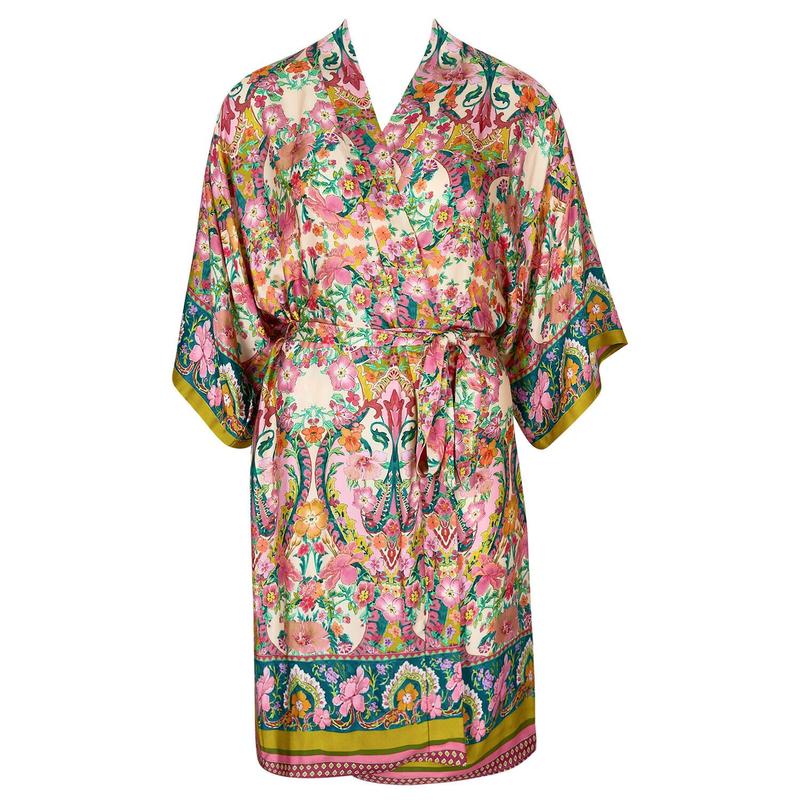 Roupão e Peignoir Negligee Liberté En Fleurs Libre Eclosão