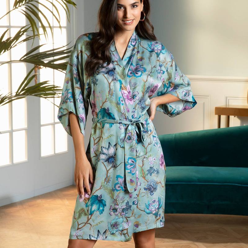 Roupão e Peignoir Negligee Rêve En Fleurs Rêve Opale