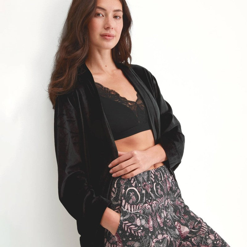Roupão e Peignoir Camisola longa de veludo Favourites Seduction
