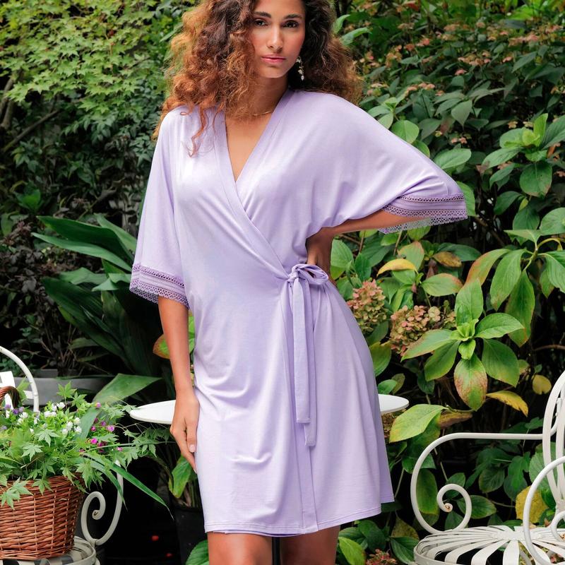 Roupão e Peignoir Negligee Simply Graphic Parme