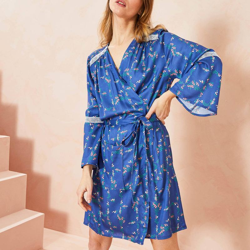 Roupão e Peignoir curto Manon Denim