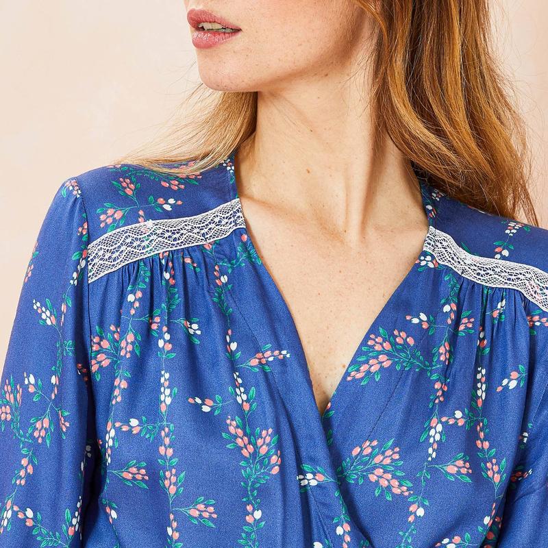 Roupão e Peignoir curto Manon Denim