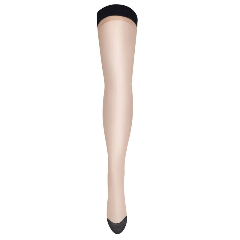 Meia-Calça autofixantes de 15 denier com costura traseira Tease Me Les Bas