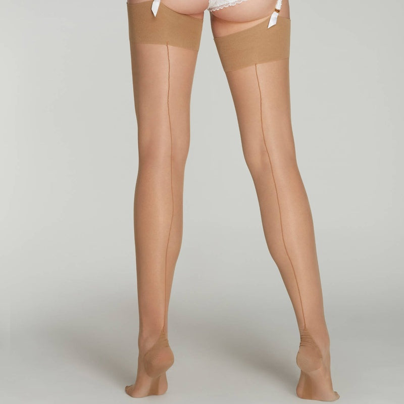 Meia-Calça de 15 denier com costura traseira Amber Les Bas