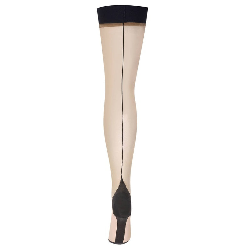 Meia-Calça Les Bas Amber 15 denier com costura traseira