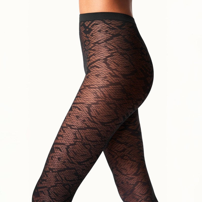 Meia-Calça 30 denier Jacquard