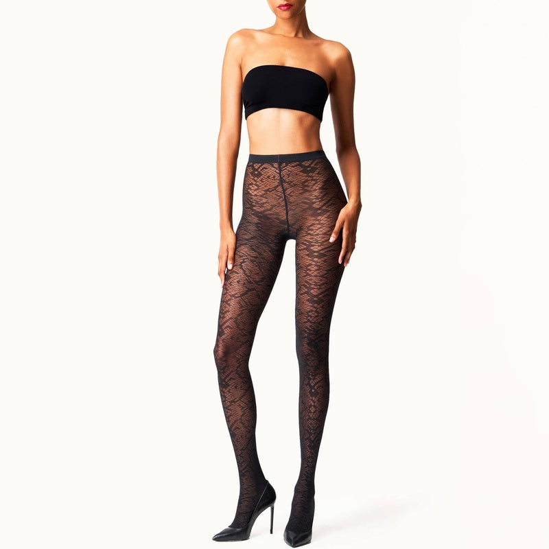 Meia-Calça 30 denier Jacquard