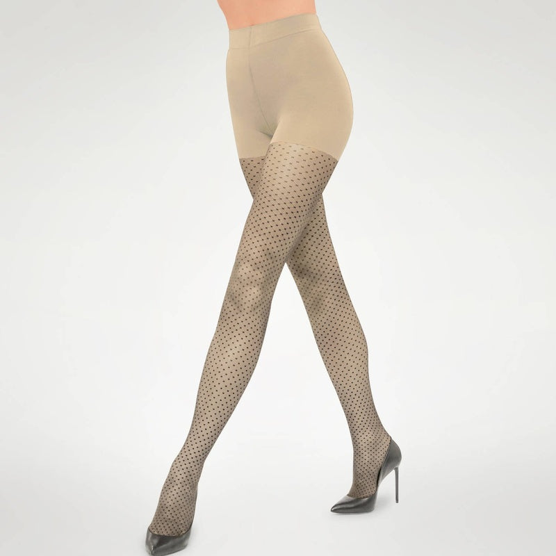 Meia-Calça 20 denier Dots Control Top