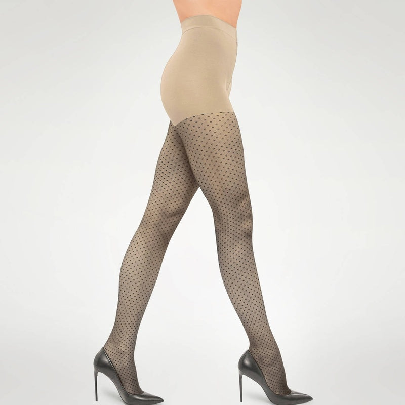 Meia-Calça 20 denier Dots Control Top