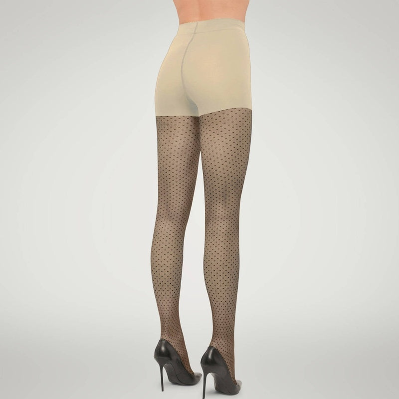 Meia-Calça 20 denier Dots Control Top