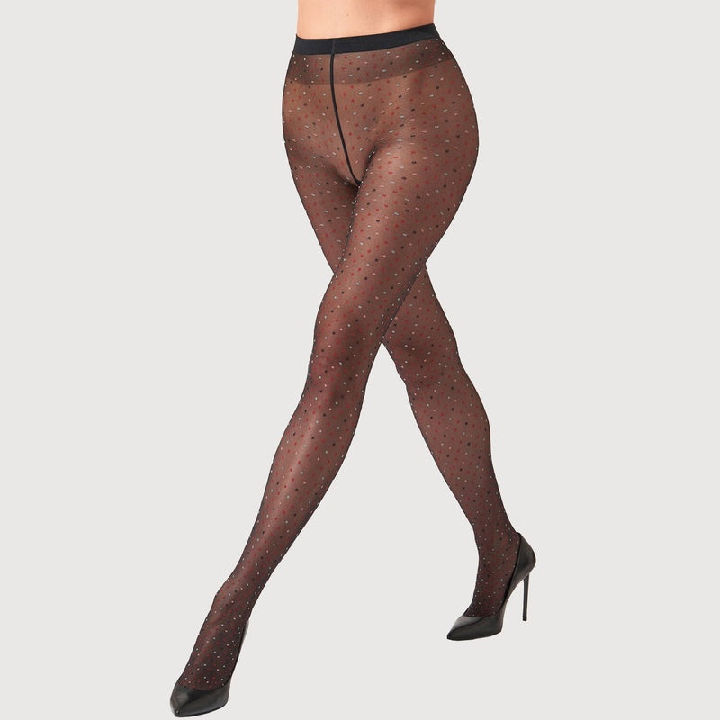 Meia-Calça 20 denier Multicolorida Dot