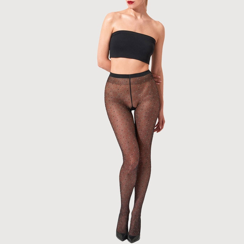 Meia-Calça 20 denier Multicolorida Dot