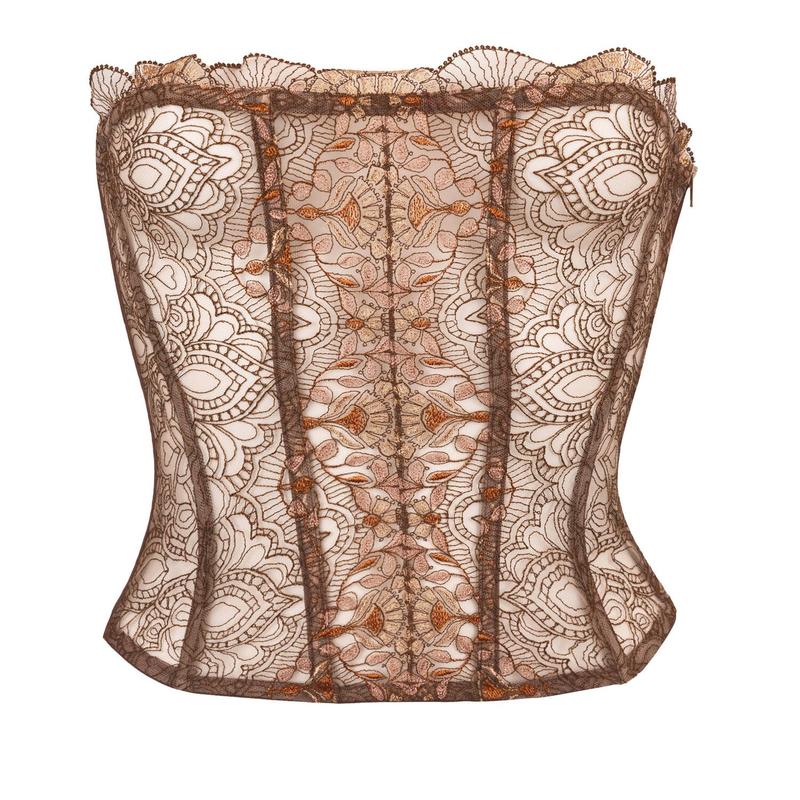 Corset Venetian Glass Mocha Mousse