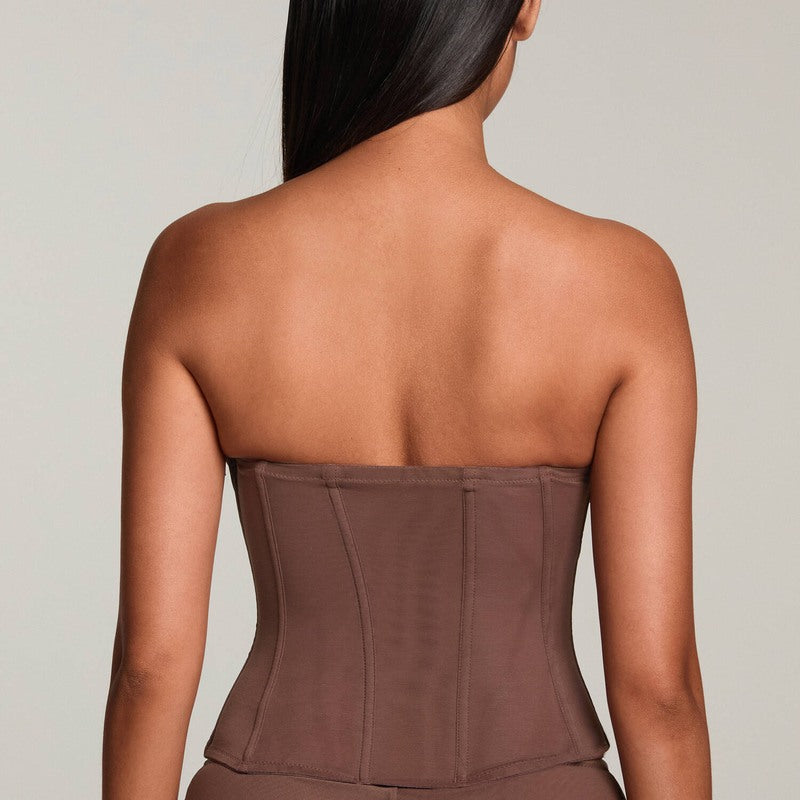 Corset Venetian Glass Mocha Mousse