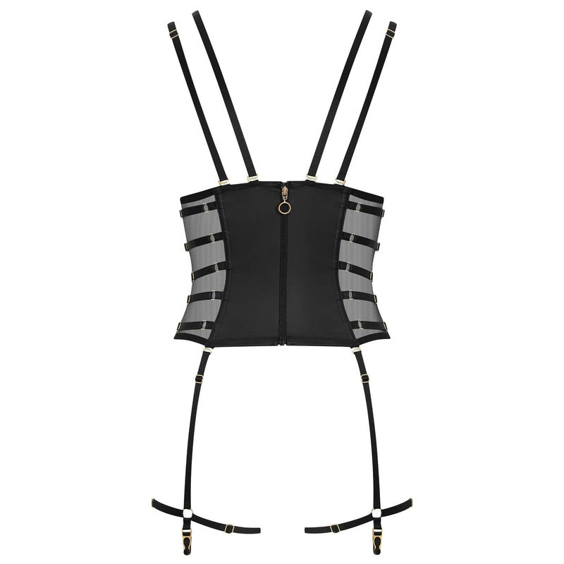 Corset com Cinta-Liga Chambre com Topless