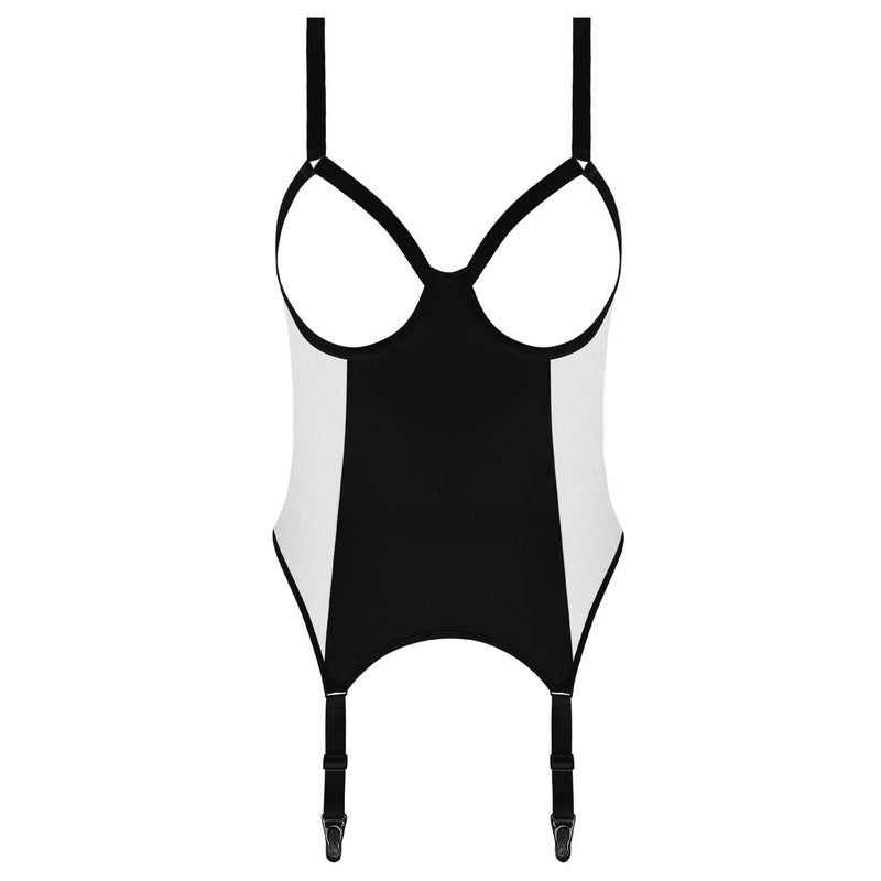 Body com Cinta-Liga Pure Tentation com Topless