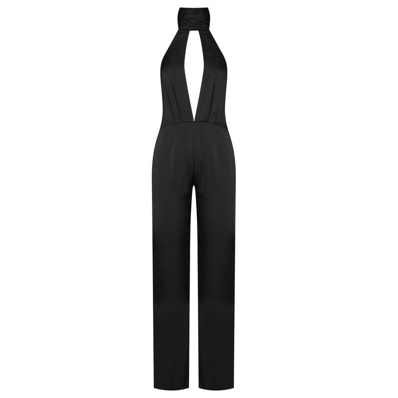 Macacão de cetim com costas abertas Le Vestiaire