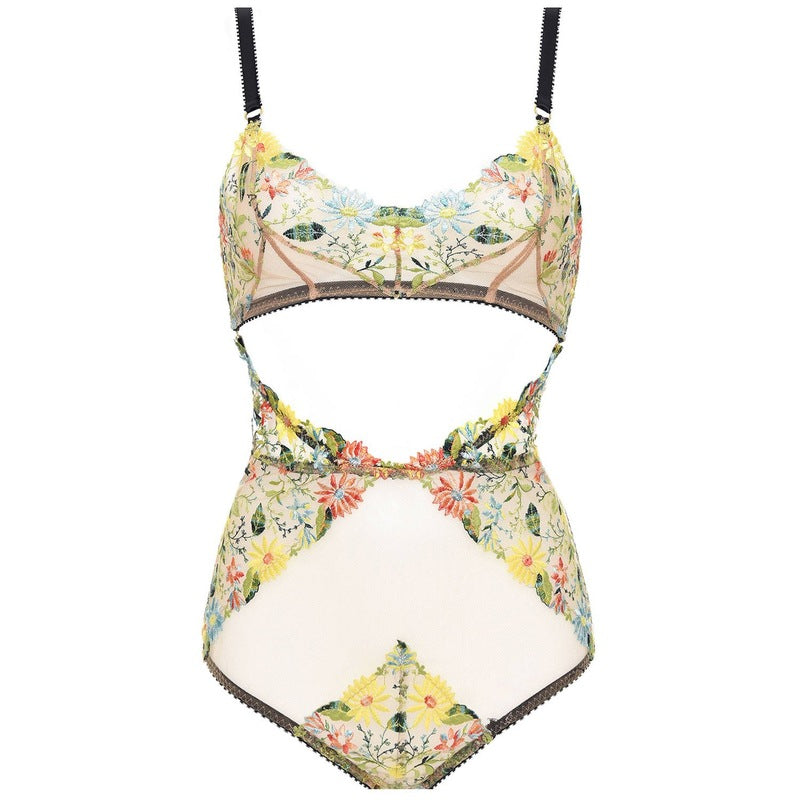 Body Daisy Fleurs Multicolorido