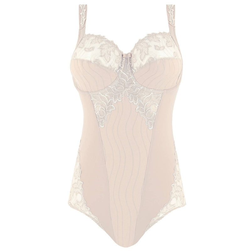 Body com controle de barriga Deauville Café au lait