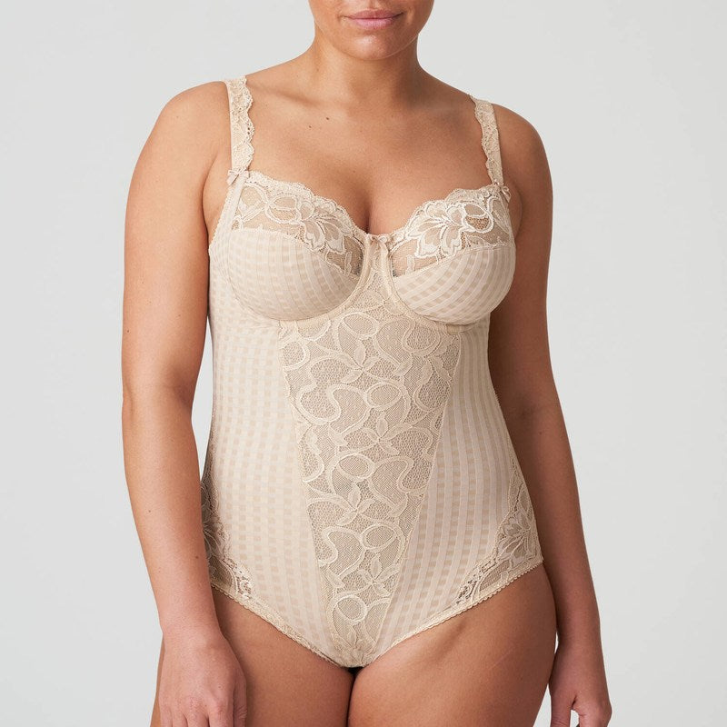 Body com controle de barriga Madison Caffé Latte