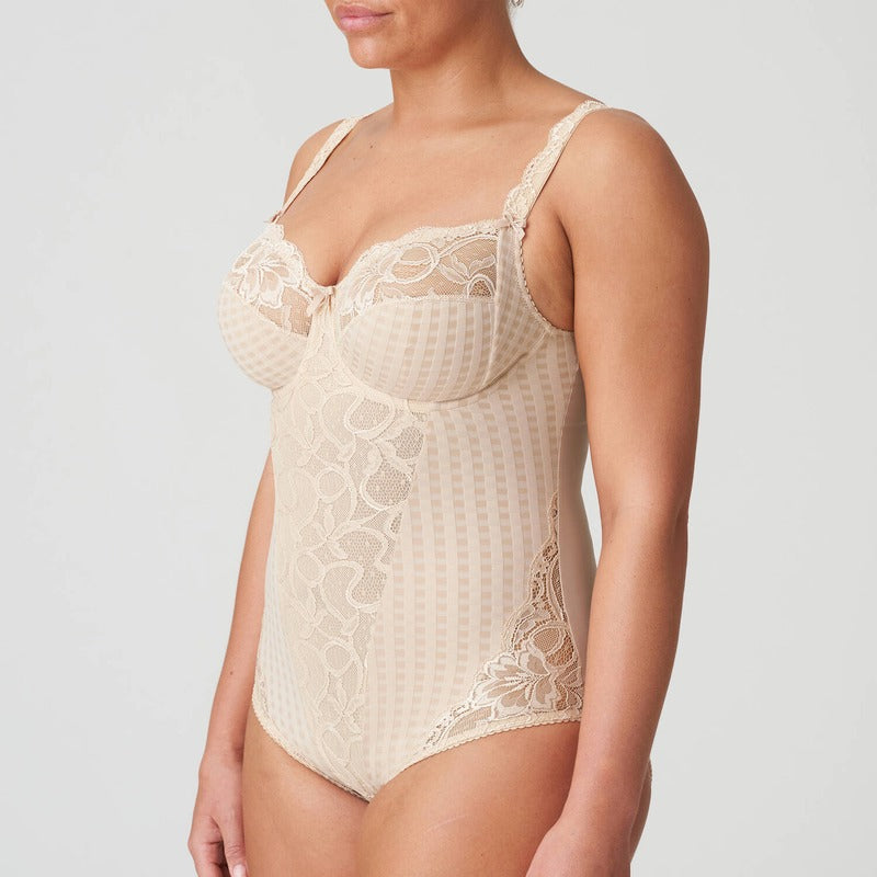 Body com controle de barriga Madison Caffé Latte