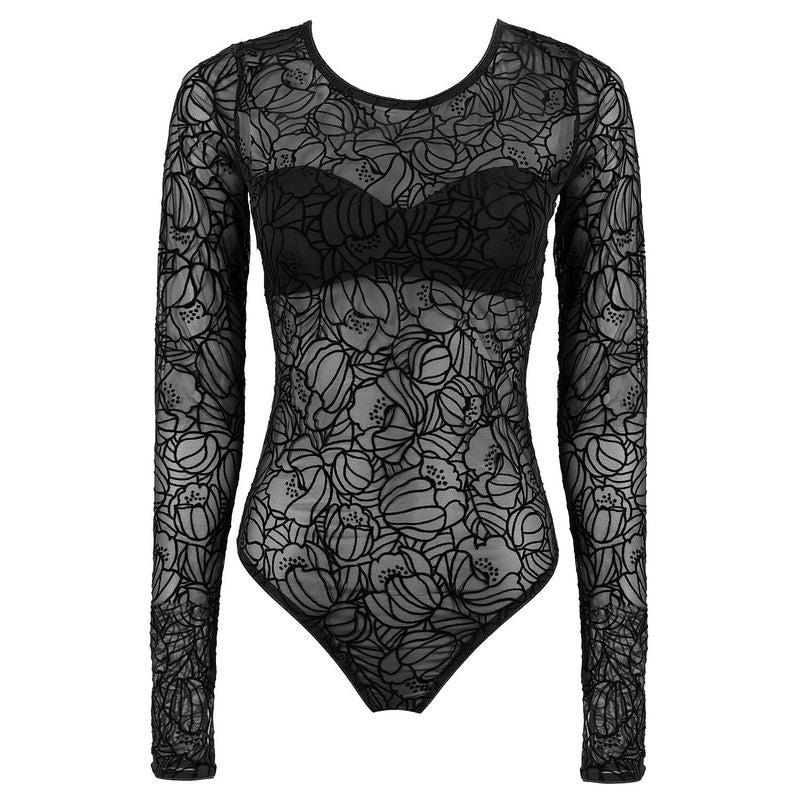 Body Fio Dental manga comprida Moana Velvet