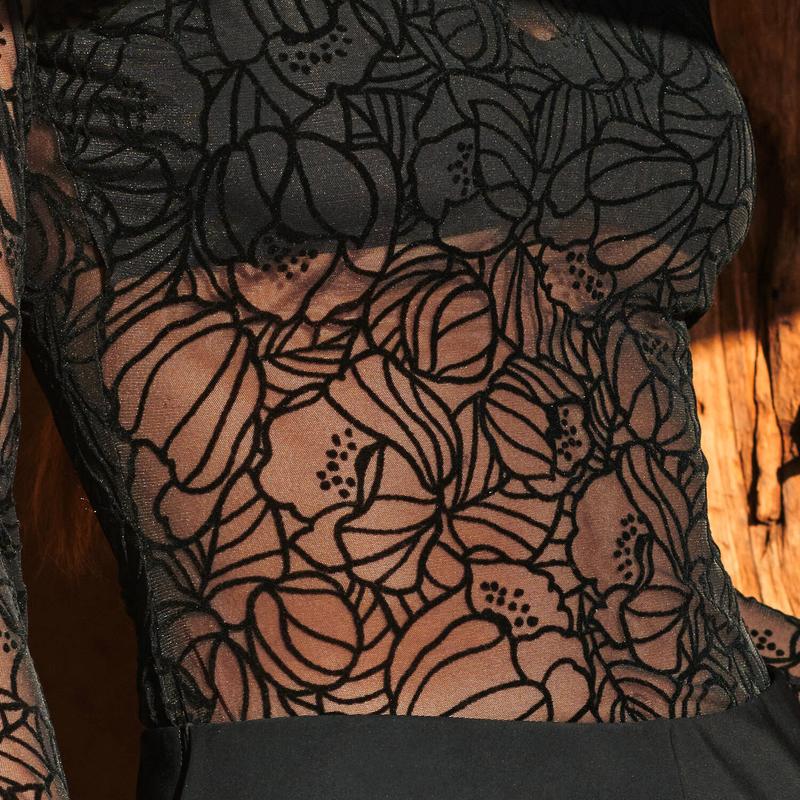 Body Fio Dental manga comprida Moana Velvet