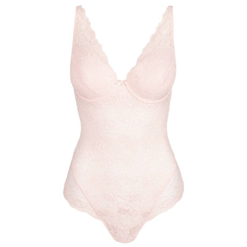 Body de Renda Cyrile Crystal Pink