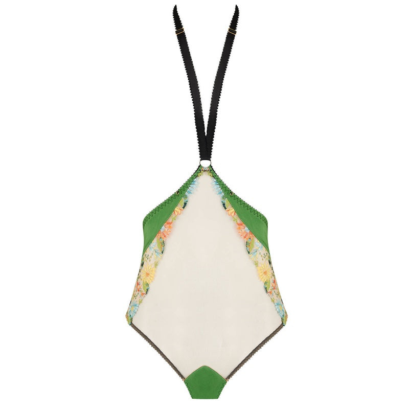 Body Aberto Sally Vert Floral