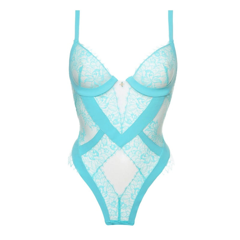 Body de Renda Amour Amour turquesa