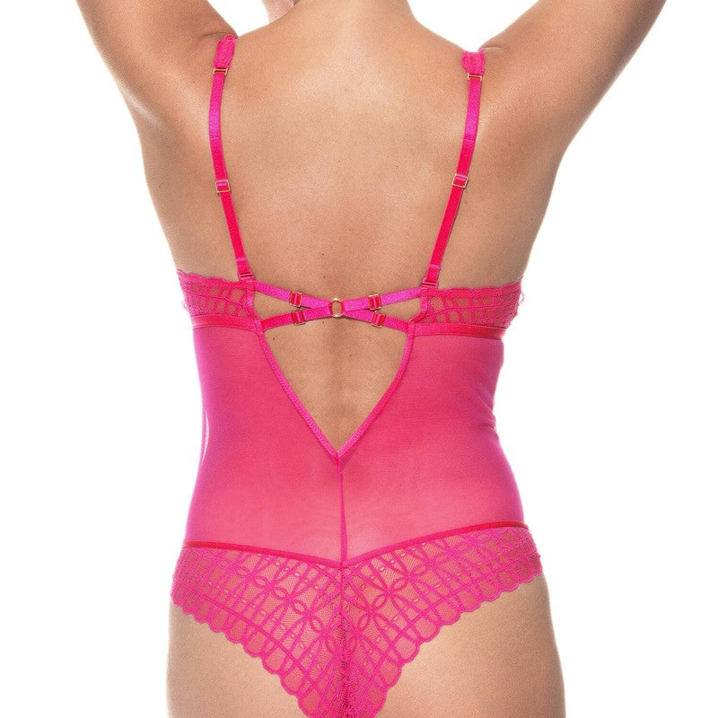 Body de Renda cativante exótico