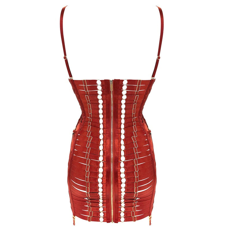 Vestido Cinta-Liga Angela Harness New Signature
