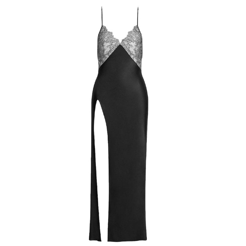 Lingerie Noturna Vestido Rendez-Vous em Seda e Renda
