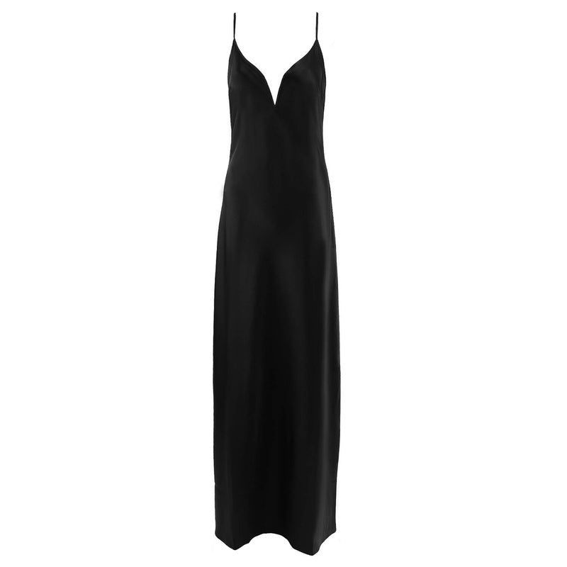 Lingerie Noturna Vestido longo de Seda Bengala