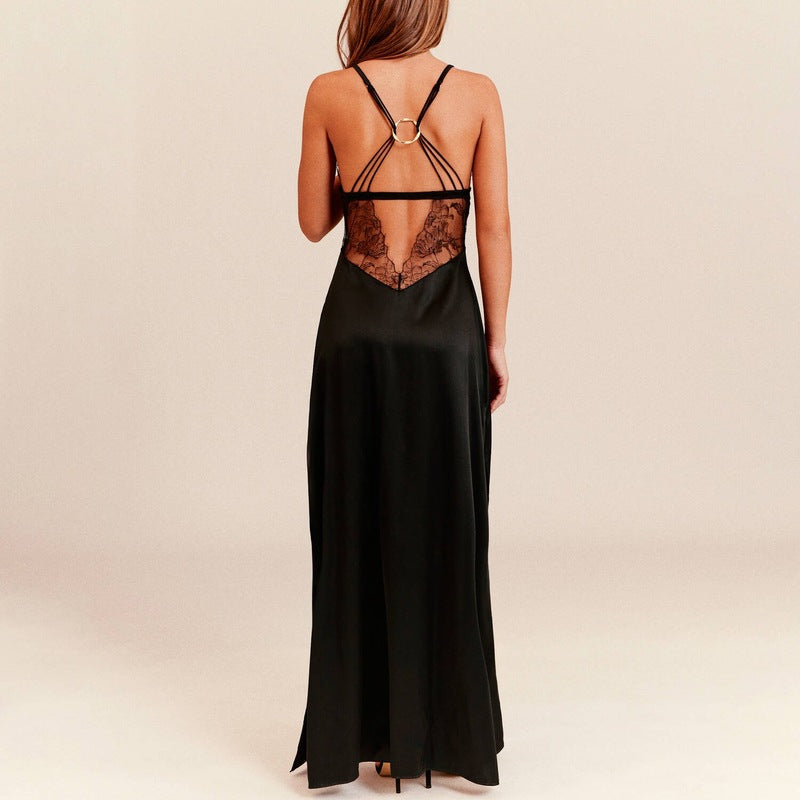 Lingerie Noturna Vestido e saia de Seda e Renda Dahlia Street
