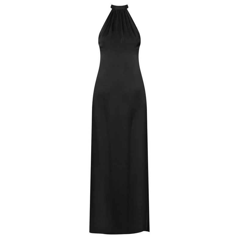 Lingerie Noturna Vestido longo cetim com decote americano e costas abertas Le Vestiaire