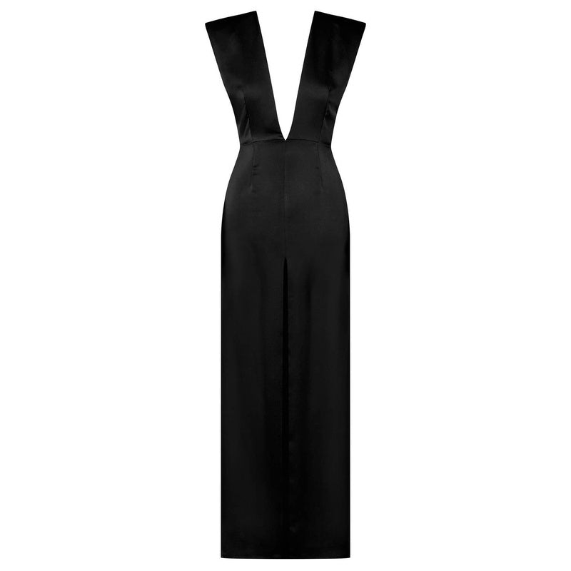 Lingerie Noturna Vestido longo cetim com decote Le Vestiaire