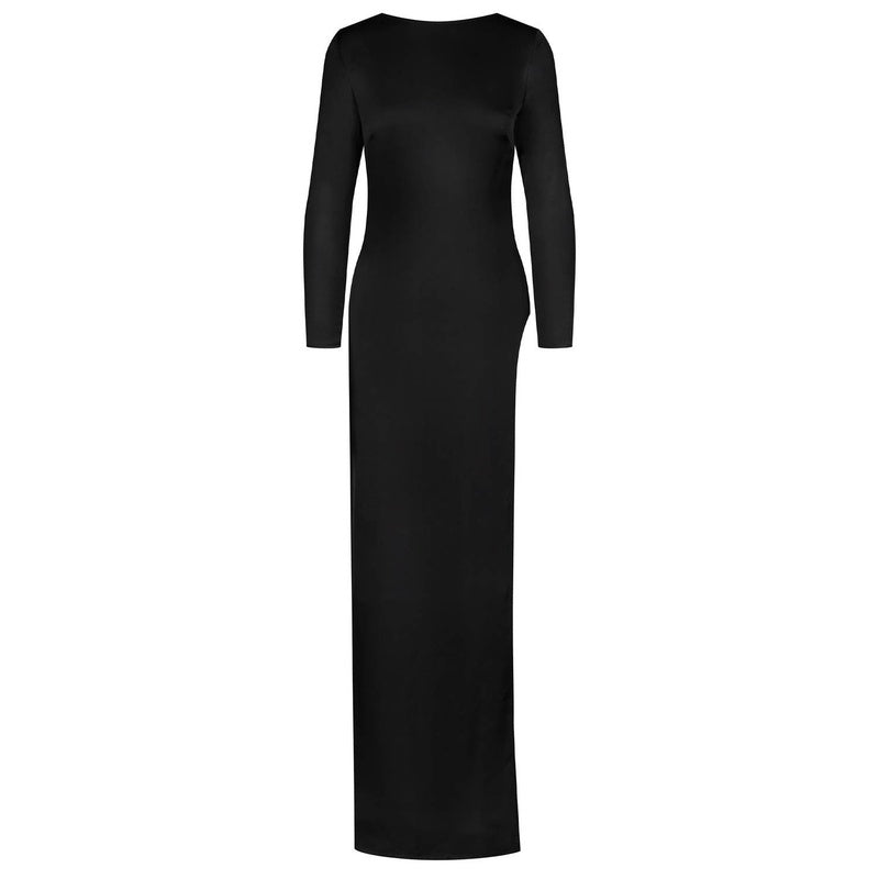 Lingerie Noturna Vestido longo cetim com costas abertas Le Vestiaire