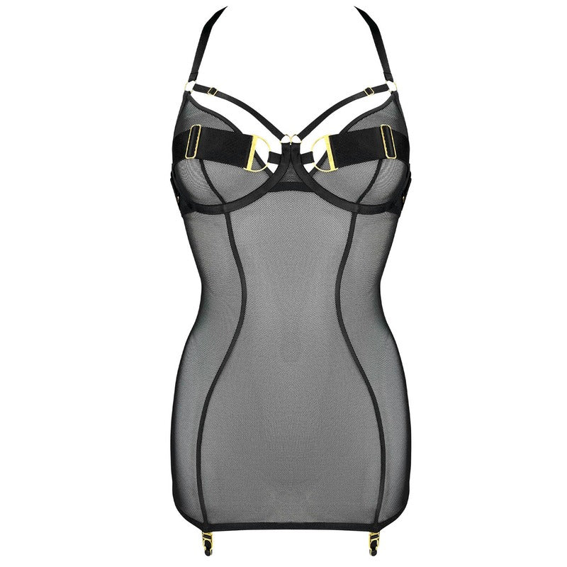 Lingerie Noturna Vestido Cinta-Liga Nara