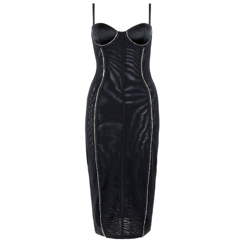 Vestido bustiê Sequin Violet Noir